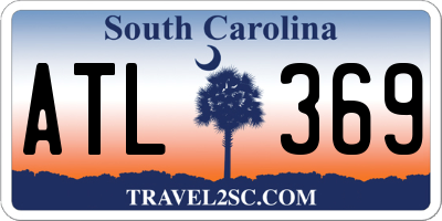 SC license plate ATL369
