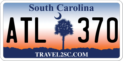 SC license plate ATL370