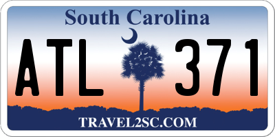 SC license plate ATL371