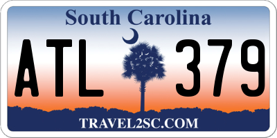 SC license plate ATL379