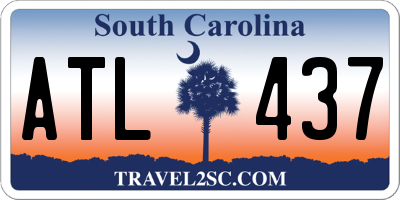 SC license plate ATL437
