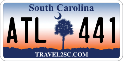 SC license plate ATL441