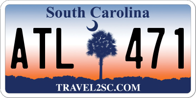 SC license plate ATL471