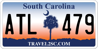 SC license plate ATL479