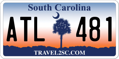 SC license plate ATL481