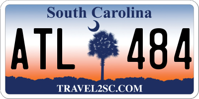 SC license plate ATL484