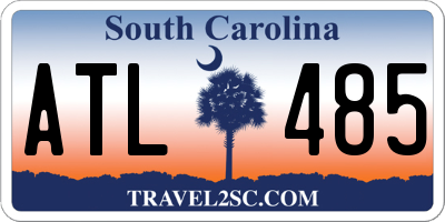 SC license plate ATL485