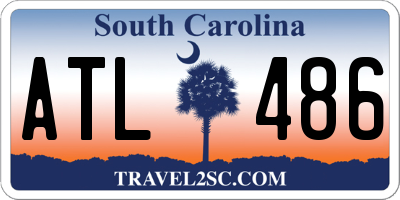 SC license plate ATL486