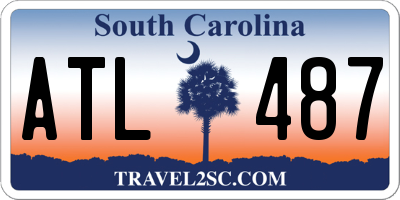 SC license plate ATL487
