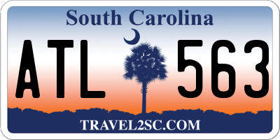 SC license plate ATL563