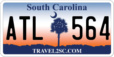 SC license plate ATL564