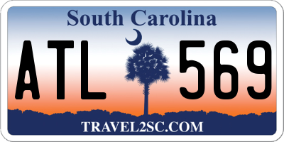 SC license plate ATL569