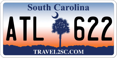 SC license plate ATL622