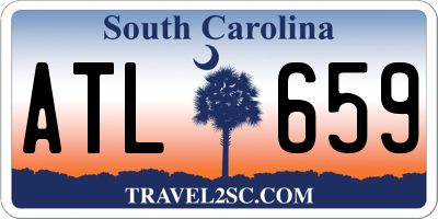 SC license plate ATL659