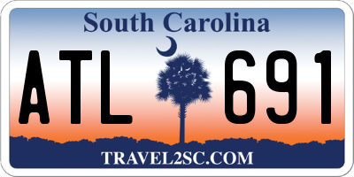 SC license plate ATL691
