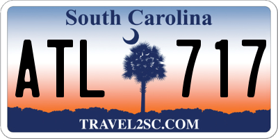 SC license plate ATL717