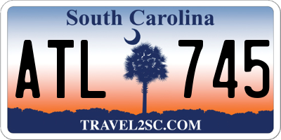 SC license plate ATL745