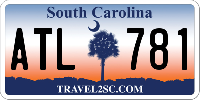 SC license plate ATL781