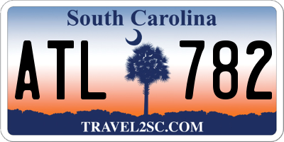 SC license plate ATL782