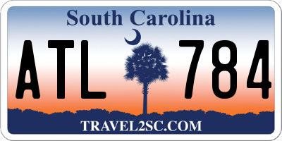 SC license plate ATL784