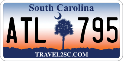 SC license plate ATL795