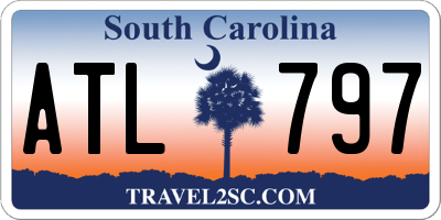 SC license plate ATL797
