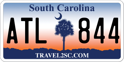 SC license plate ATL844