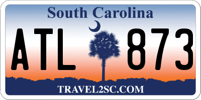 SC license plate ATL873
