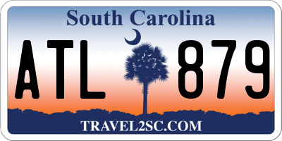 SC license plate ATL879