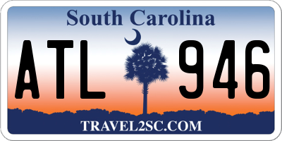 SC license plate ATL946