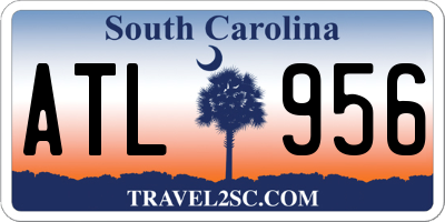 SC license plate ATL956