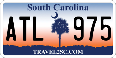 SC license plate ATL975