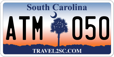 SC license plate ATM050