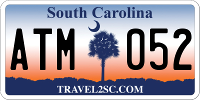 SC license plate ATM052