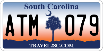 SC license plate ATM079