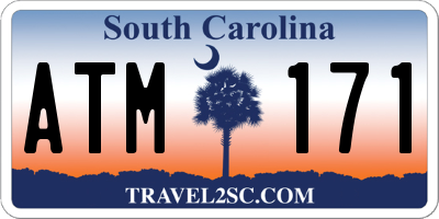 SC license plate ATM171