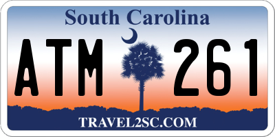 SC license plate ATM261