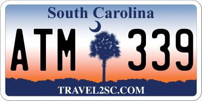 SC license plate ATM339