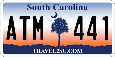 SC license plate ATM441