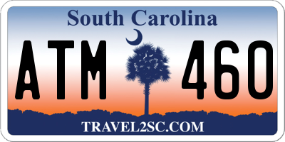 SC license plate ATM460