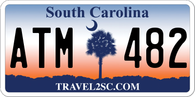 SC license plate ATM482