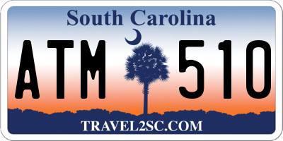 SC license plate ATM510