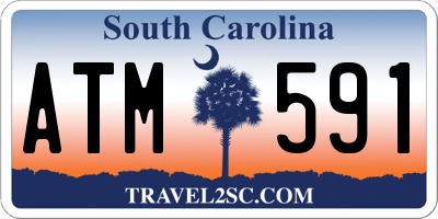 SC license plate ATM591
