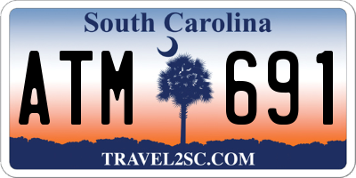 SC license plate ATM691