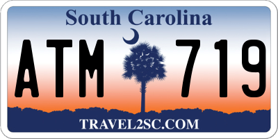 SC license plate ATM719
