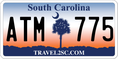 SC license plate ATM775