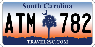 SC license plate ATM782