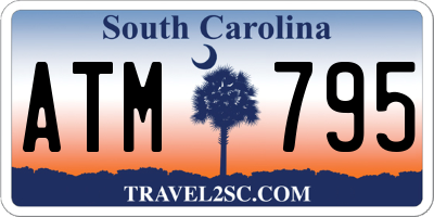 SC license plate ATM795