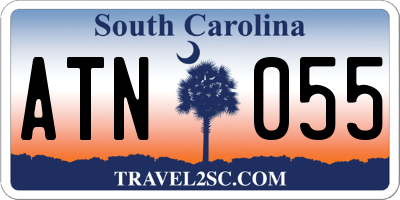 SC license plate ATN055