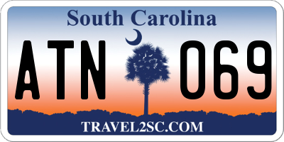 SC license plate ATN069